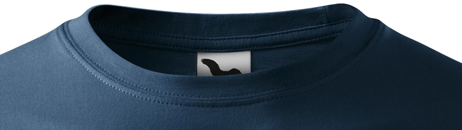 Мъжка семпла тениска - Класическо кръгло деколте