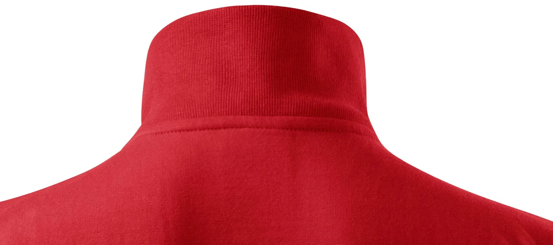 Дамски суичър без качулка - Висока яка