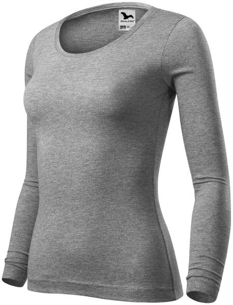 Дамска тениска с дълъг ръкав - Дамска памучна тениска за всеки ден