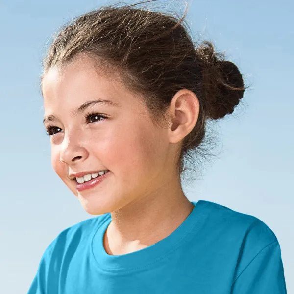 Детска лека тениска - Класическо кръгло деколте