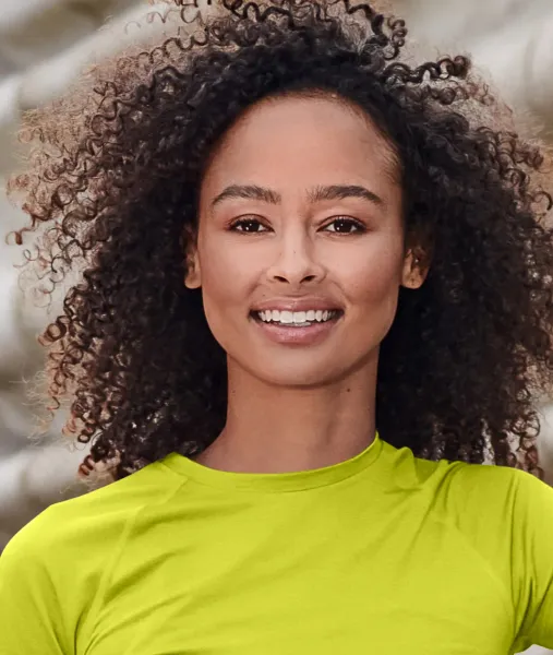 Дамска тениска за спорт - Класическо кръгло деколте