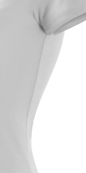 Леко стеснена дамска тениска - Разкроена със странични шевове