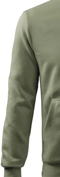 Изчистен мъжки суичър без качулка - Класически дълги ръкави