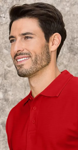 Мъжка свободна риза поло - Закопчаване с 3 копчета