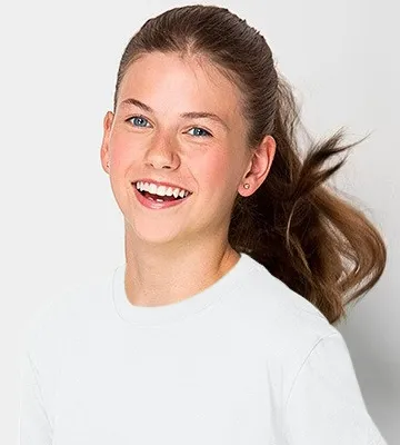 Детска лека тениска - Класическо кръгло деколте