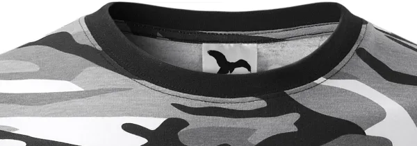 Камуфлажна тениска - Класическо кръгло деколте