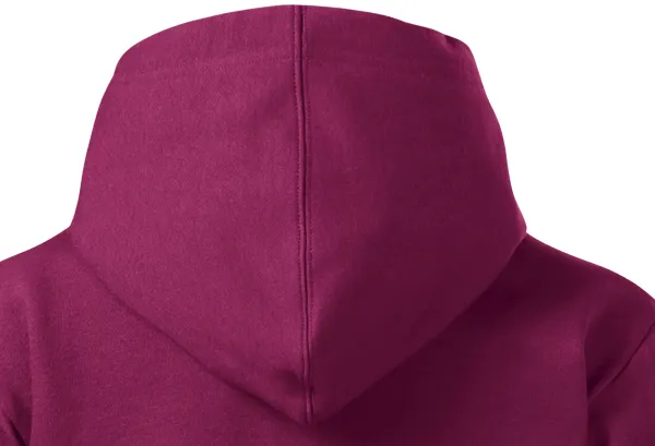 Удобен дамски суичър с качулка - Качулка с връзки за стягане