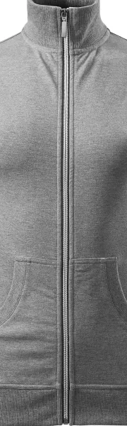 Дамски суичър без качулка - Метален цип