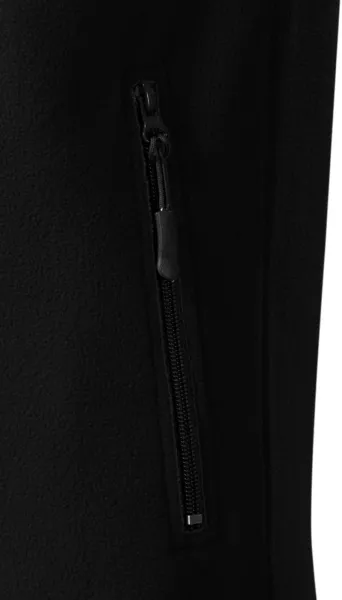 Контрастна жилетка от полар - Практични джобове с цип