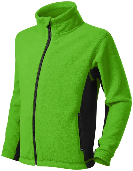 Детско поларено контрастно яке - Детско поларено яке с контрастни елементи