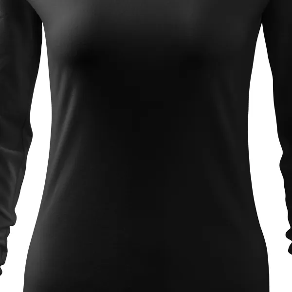 Дамска прилепнала тениска, V-образно деколте - Леко заострена кройка