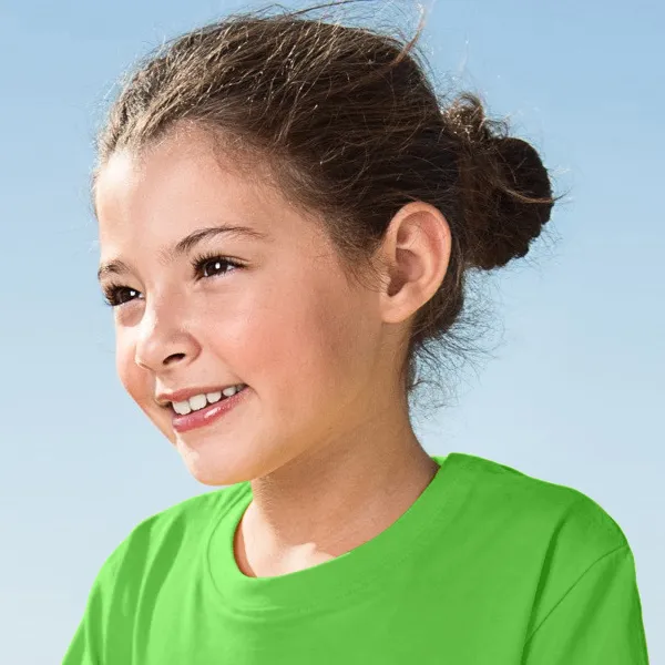 Детска лека тениска - Класическо кръгло деколте