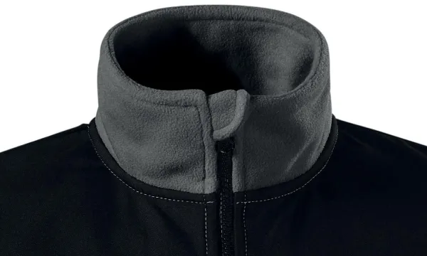 Топло унисекс яке от полар - Закопчаване с цип до брадичката