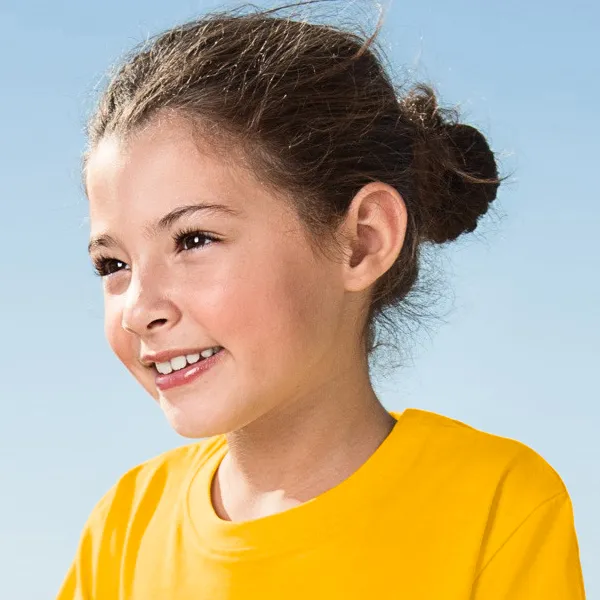 Детска лека тениска - Класическо кръгло деколте