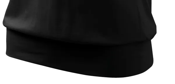 Дамска модерна тениска - Широк долен подгъв на ризата