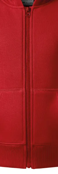 Детски суичър с качулка - Цип в цвета на суитшърта