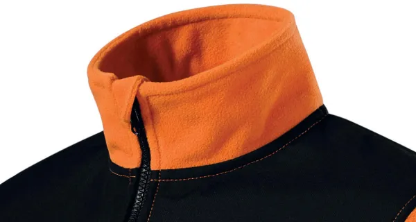 Топло унисекс яке от полар - Повдигната яка за предпазване от студ на врата