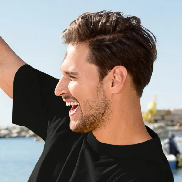 Класическа тениска - Класическо кръгло деколте