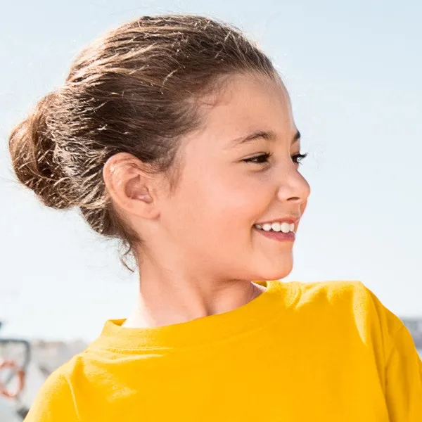 Детска класическа тениска - Класическо кръгло деколте