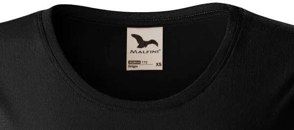 Дамска тениска от органичен памук - Класическо кръгло деколте