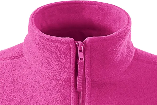 Класическа жилетка от полар - Закопчаване с цип до брадичката