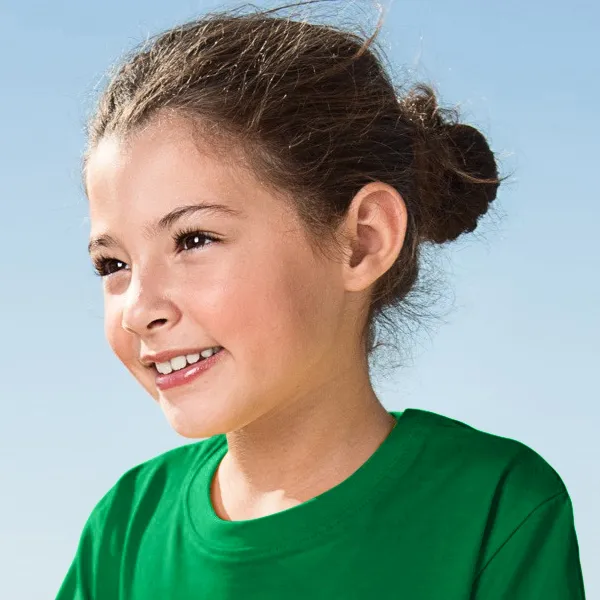 Детска лека тениска - Класическо кръгло деколте