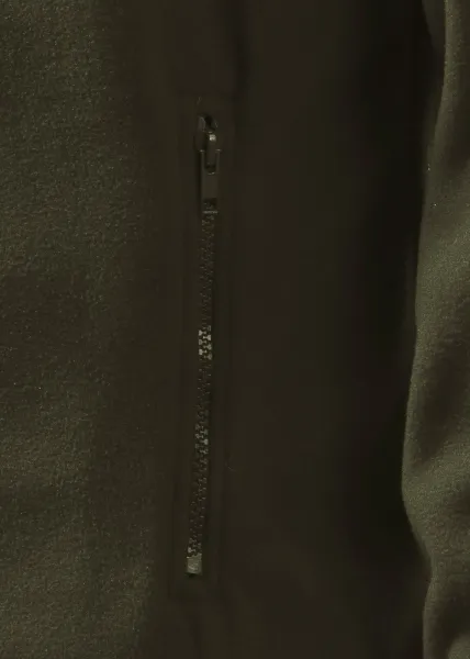 Мъжко яке от полар - Практични джобове с цип