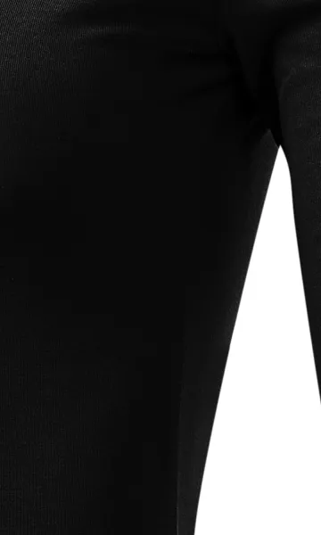 Дамска тениска с дълъг ръкав - Разкроена със странични шевове