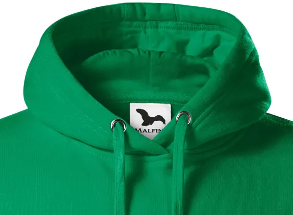 Мъжки суичър с качулка без цип - Качулка с връзки за стягане