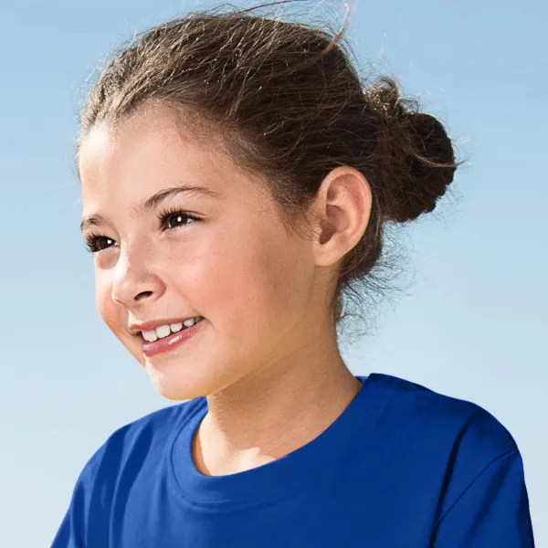 Детска лека тениска - Класическо кръгло деколте