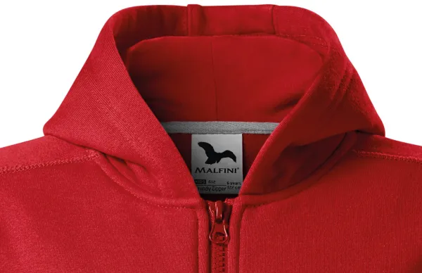 Детски суичър с качулка - Качулка с връзки за стягане