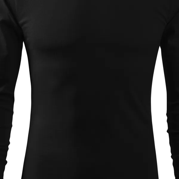 Мъжка тениска с дълъг ръкав - Леко вталена кройка