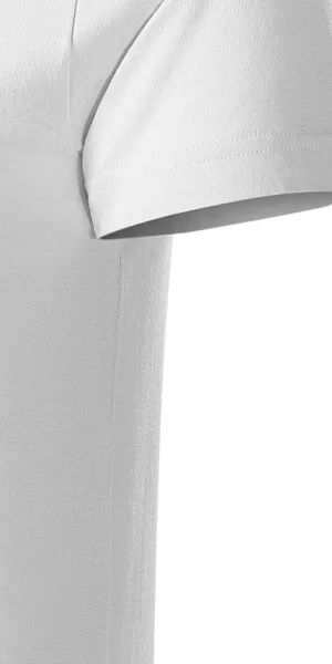 Мъжка тениска от органичен памук - Разкроена със странични шевове