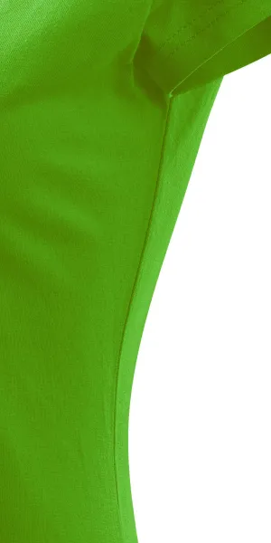 Дамска тениска с много къс ръкав - Разкроена със странични шевове