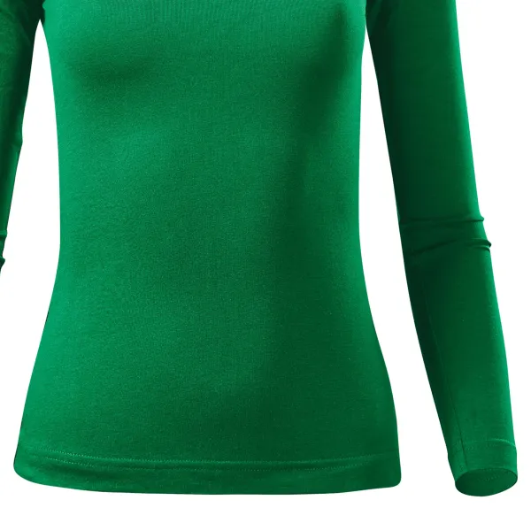 Дамска тениска с дълъг ръкав - Леко вталена кройка