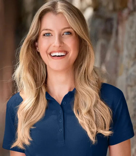 Дамска елегантна поло риза - Закопчаване с 5 копчета