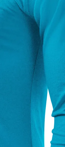 Мъжка тениска с дълъг ръкав - Разкроена със странични шевове