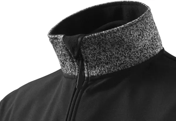 Мъжко яке за свободно време - Повдигната яка за предпазване от студ на врата