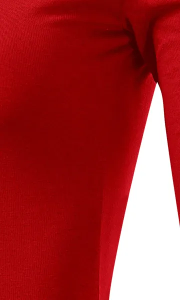 Дамска тениска с дълъг ръкав - Разкроена със странични шевове