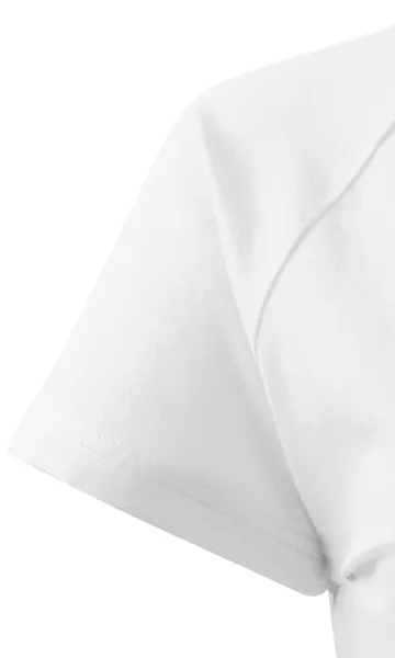 Дамска приталена тениска с ръкав реглан - Къси реглан ръкави