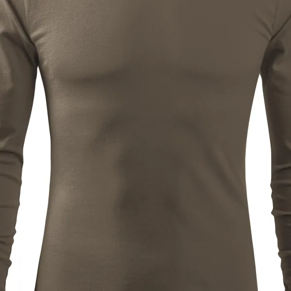 Мъжка тениска с дълъг ръкав - Леко вталена кройка