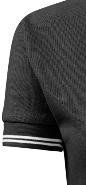 Дамска риза поло контра - Класически къси ръкави