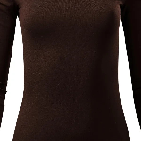 Дамска тениска с дълъг ръкав - Леко вталена кройка