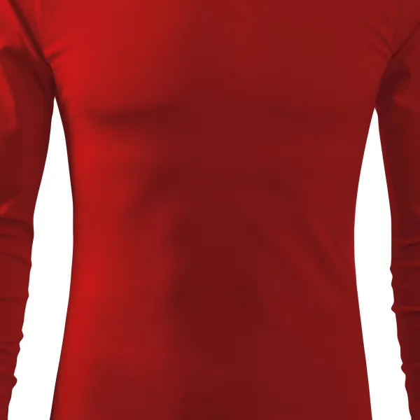 Мъжка тениска с дълъг ръкав - Леко вталена кройка