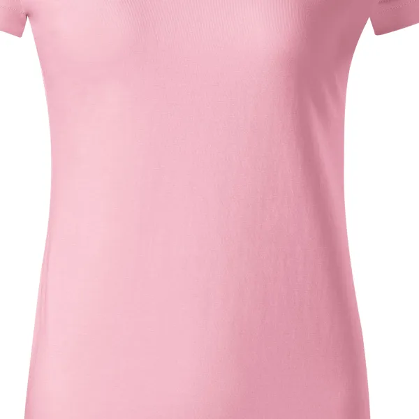 Дамска проста тениска - Леко заострена кройка