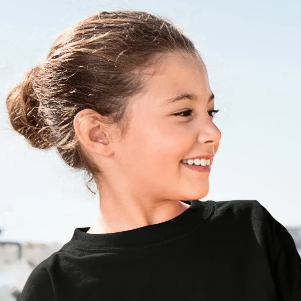 Детска класическа тениска - Класическо кръгло деколте