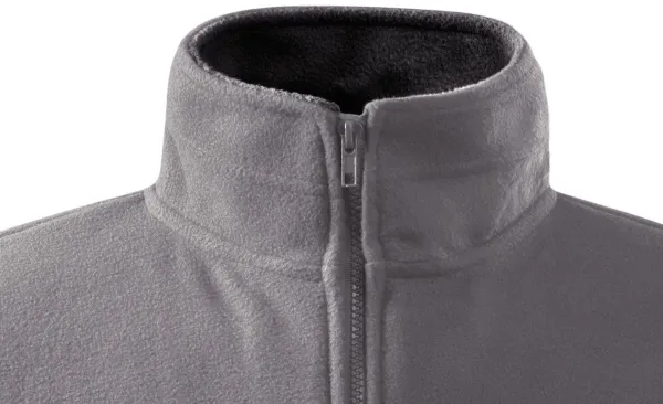 Мъжко яке от полар - Закопчаване с цип до брадичката