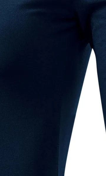 Дамска тениска с дълъг ръкав - Разкроена със странични шевове