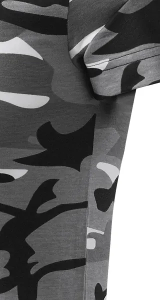 Камуфлажна тениска - Разкроена със странични шевове