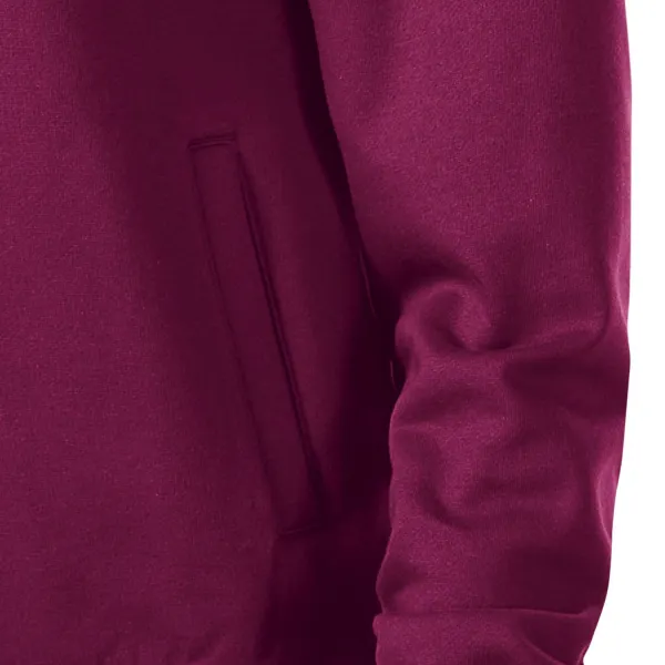 Удобен дамски суичър с качулка - Джобове тип „кенгуру“